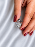 Anillo Vega Plateado - Anti ansiedad