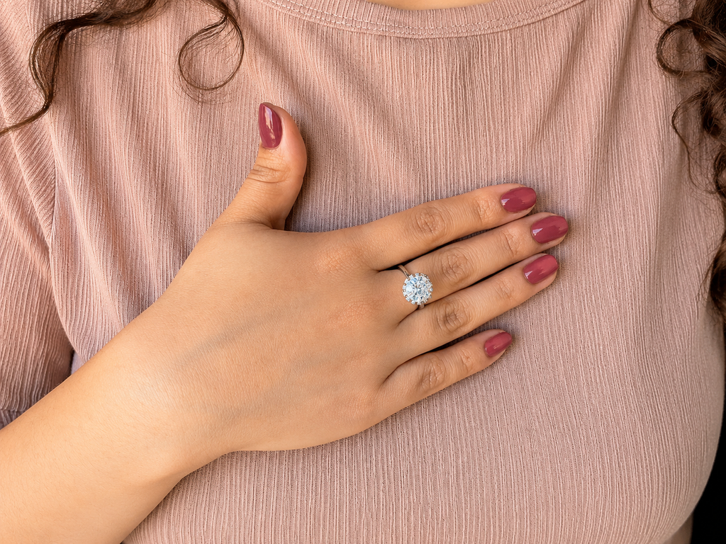Anillo Vega Plateado - Anti ansiedad