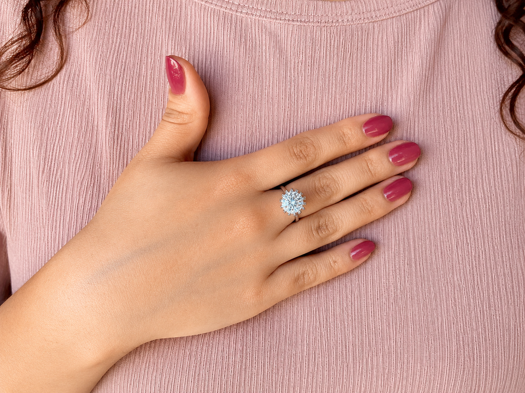 Anillo Vega Plateado - Anti ansiedad