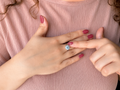 Anillo Vega Plateado - Anti ansiedad