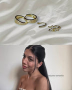 Aretes dorados