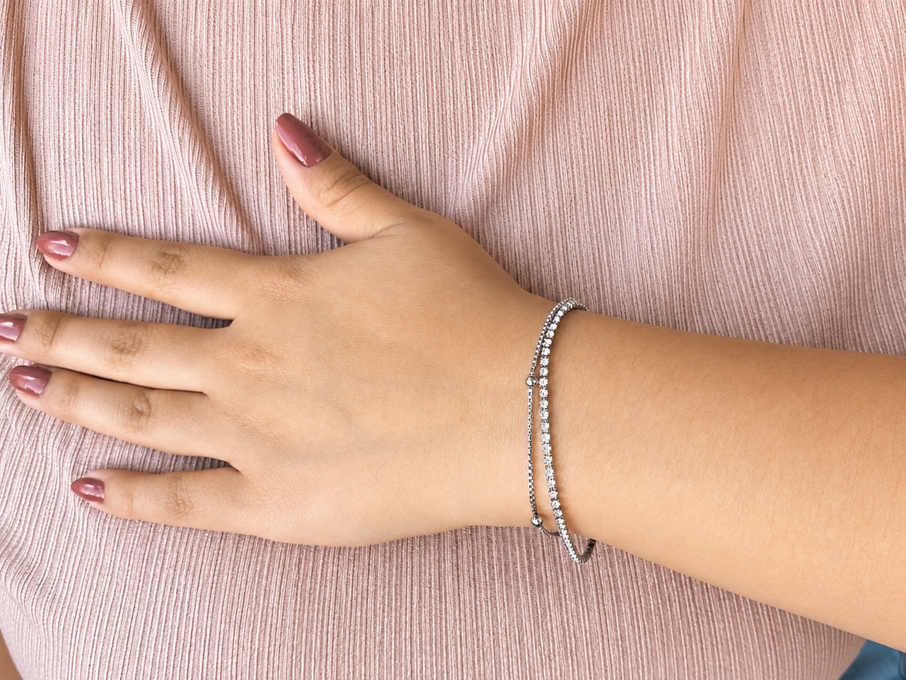 Pulsera Capella plateada